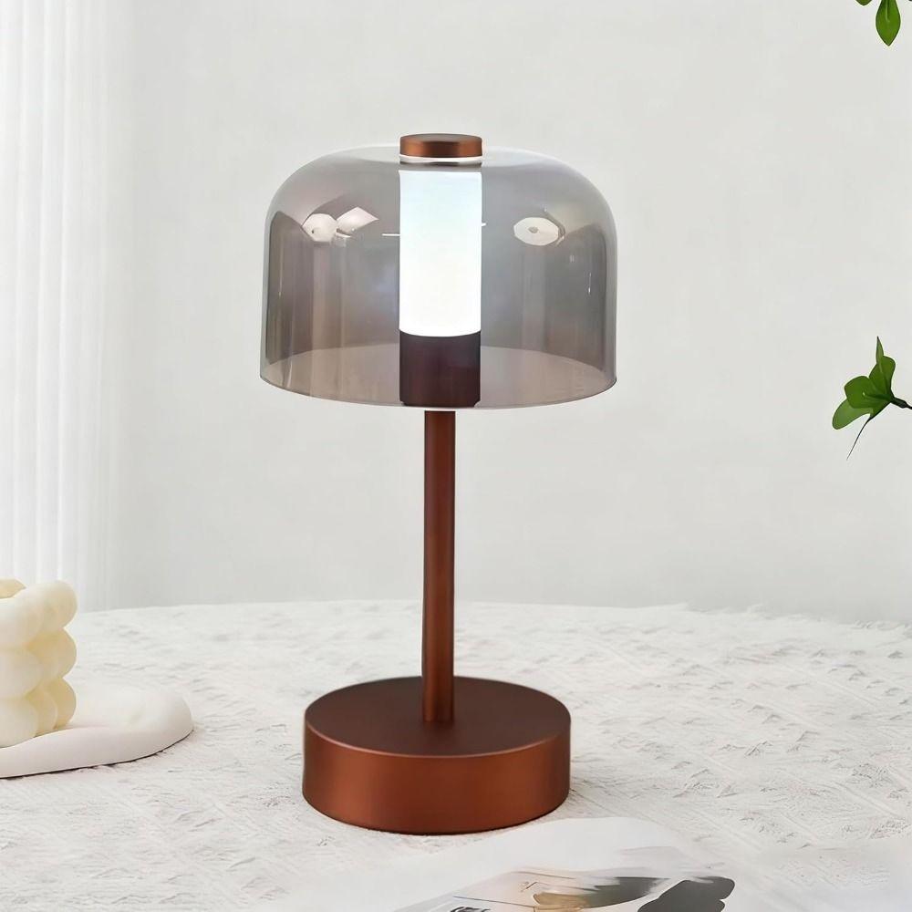Cordless Retro Table Lamp Dimmable Touch Sensor Rechargeable Desk Light Wireless Lighting USB Rechargeable LED Reading Lamp
