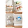 Suction Cup Storage Rack Large Capacity Strong Load-bearing Simple Installation