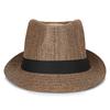 Custom  Summer Fashion Black Band Wide Brim Beach Wheat Straw Hat for Women Plain Bow Classic Flower