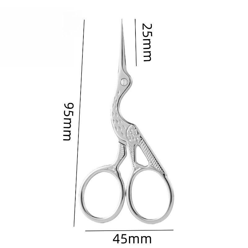 Bird Design Embroidery Scissors Vintage Stainless Steel Thread Snips for Sewing Cross Stitch Needlework Handicraft Daily DIY Use