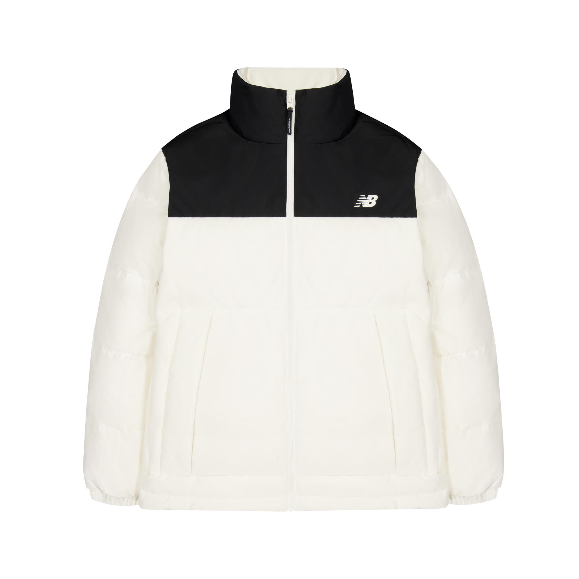 New Balance Down Jackets Men s White Stand Collar Thin Other AMJ53362-CIC L