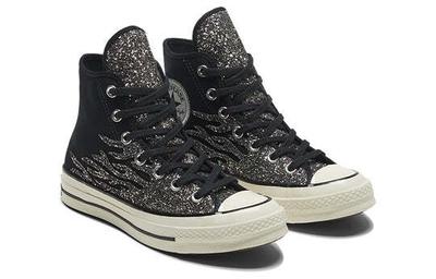 Chuck 70 de Mujer Archival Glitter Flame - Negro Egret 569387C