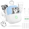 Mafiti Mini Sticker Printer Portable Thermal Inkless Wireless Bluetooth Phone Printer with AI Drawing,for Study Notes Pictures Photos Scrapbook