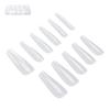 500pcs Artificial Long Nail Tips Transparent Fake Nail Extension Tips Wearable Nail Tips