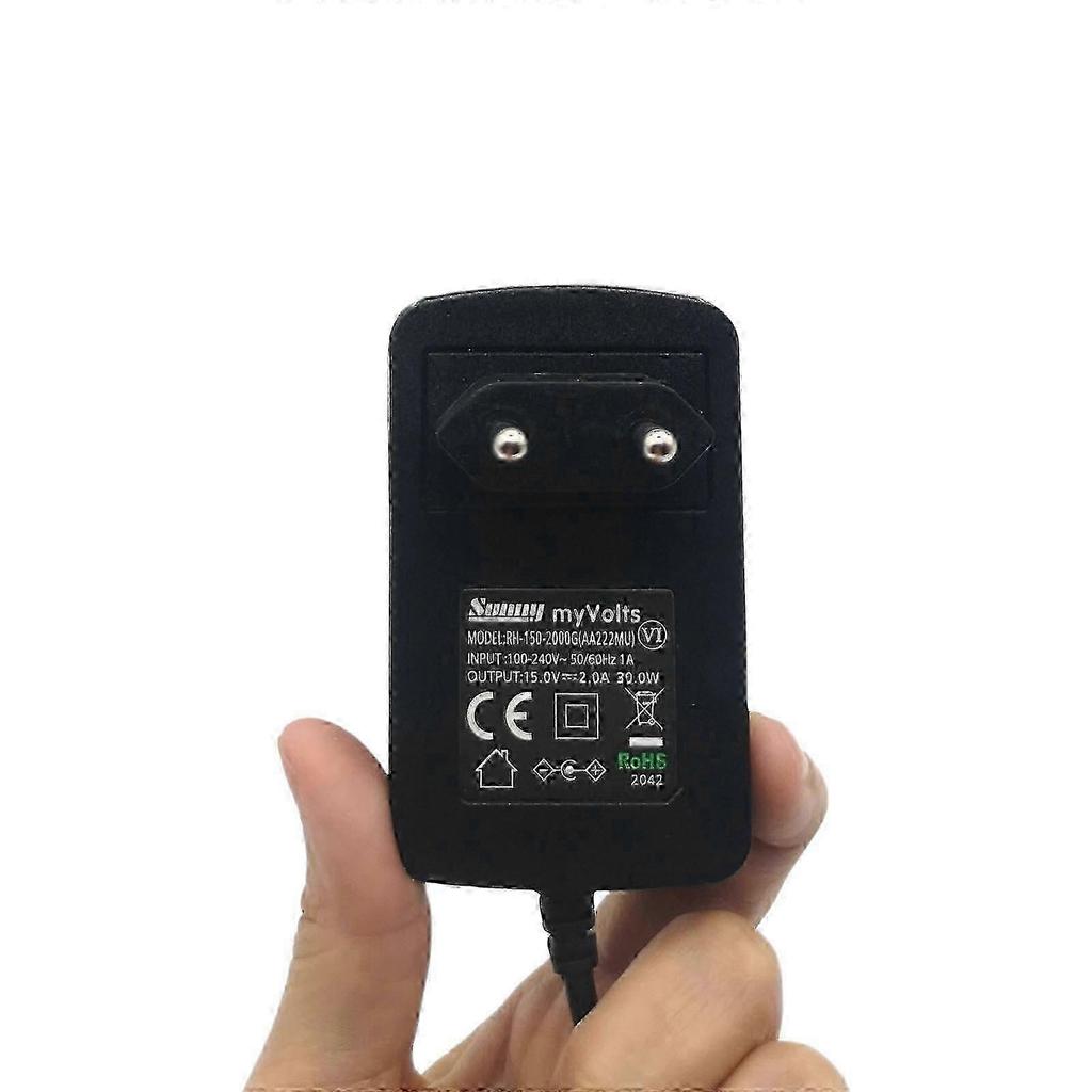 15V Replacement Power Supply Adapter Compatible with Korg B2S B2SP Digital Piano AC DC Charger