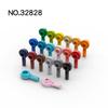 20 Stück MOC Teile 32828 Platte Rund 1 x 1 mit Stange 1L Kompatible Bausteine DIY Zusammenbau Bausteine Partikel Kind Puzzle Spielzeug Geschenk