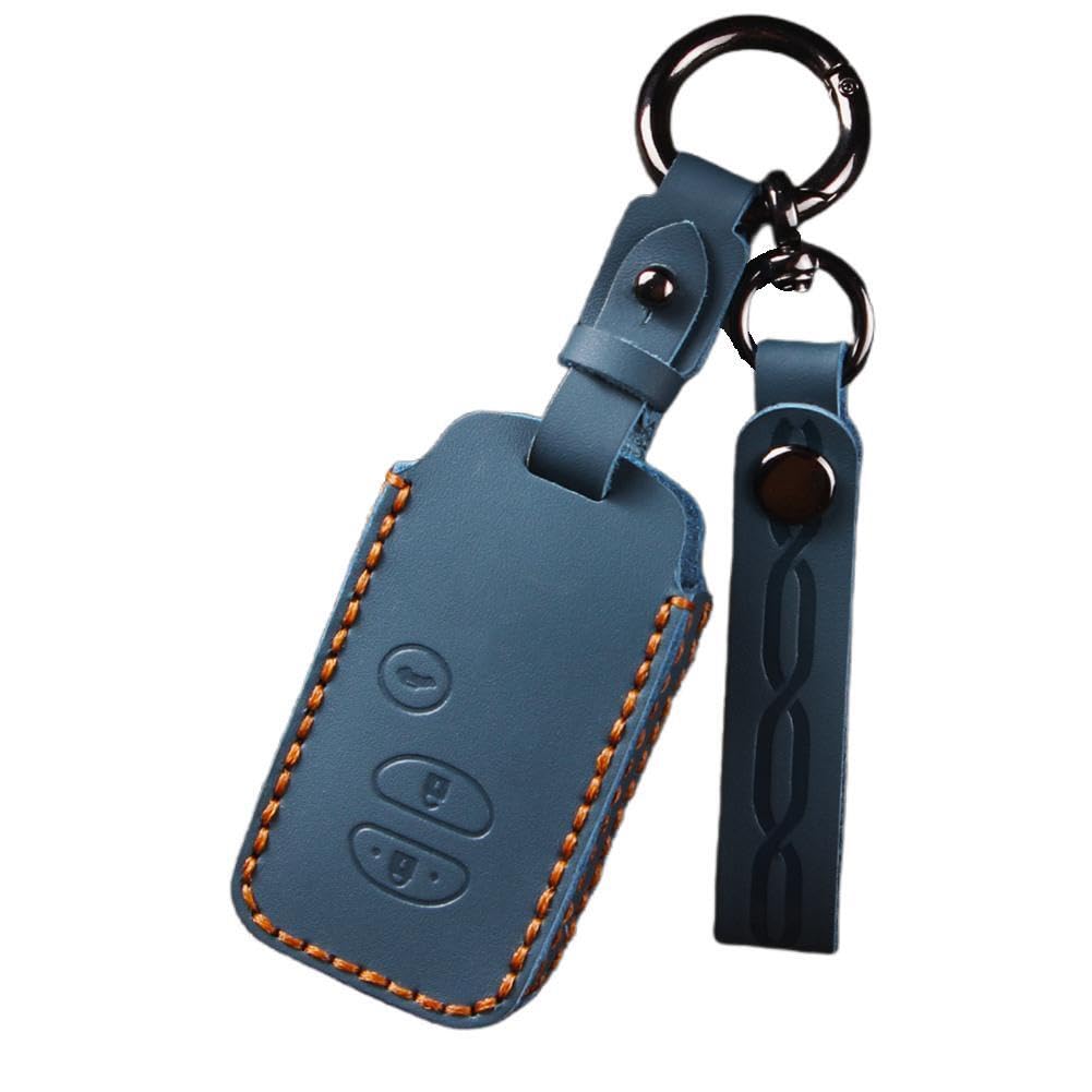 

ZANEKO Prius 30 Series Key Compatible with Toyota Prius Alpha Key and Wish Smart Key Case Case, Aqua, 86, Cover, Vitz, Corolla, (Blue) синий