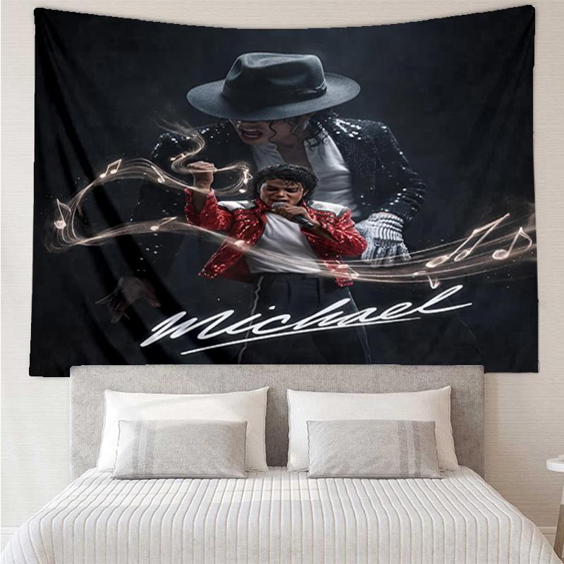 Michael Hat Tapestry, Unique Design Tapestry, Wall Decor for Bedroom,Livingroom, Playroom,Heartwarming Fan Holiday Gifts