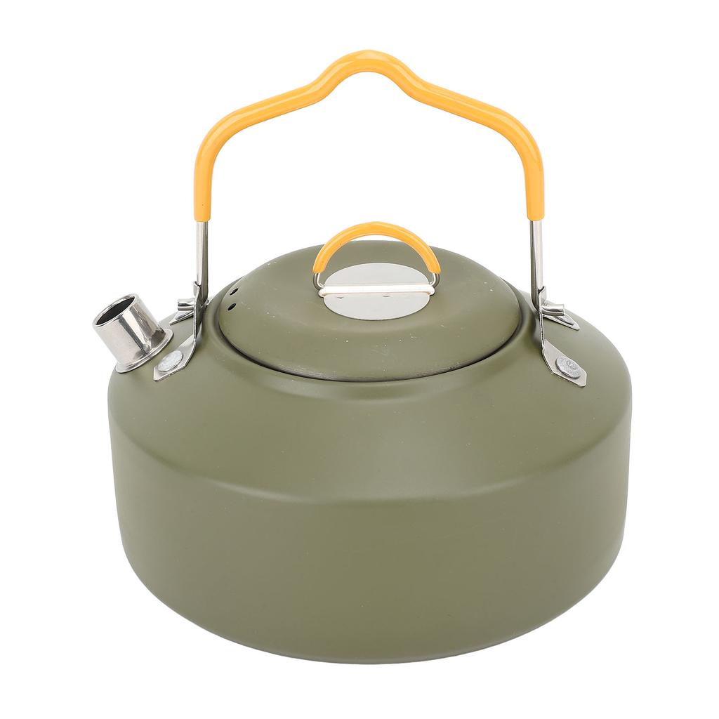 1L Outdoors Kettle Heat Resisting Stainless Steel Teapot Portable Camping Water Kettle with