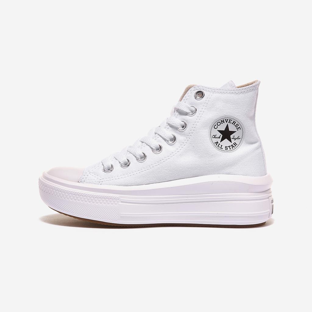 [Converse] Chuck Taylor All Star Move White High [568498C] [Shipped from Korea] 100% Authentic