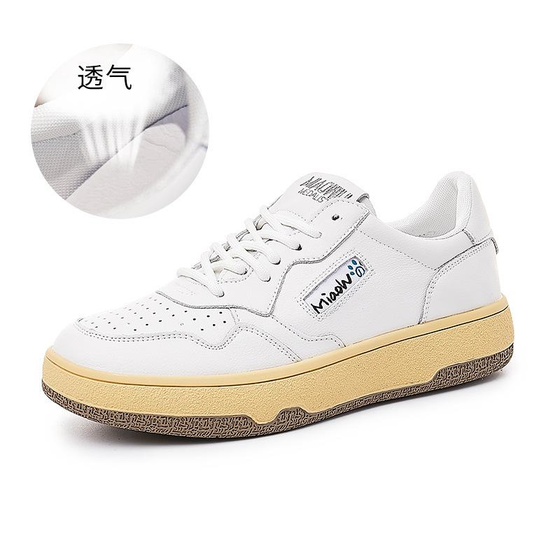 

Leather women s shoes new spring single shoes versatile German training shoes casual board shoes women are not tired feet flat shoes children 35 белый