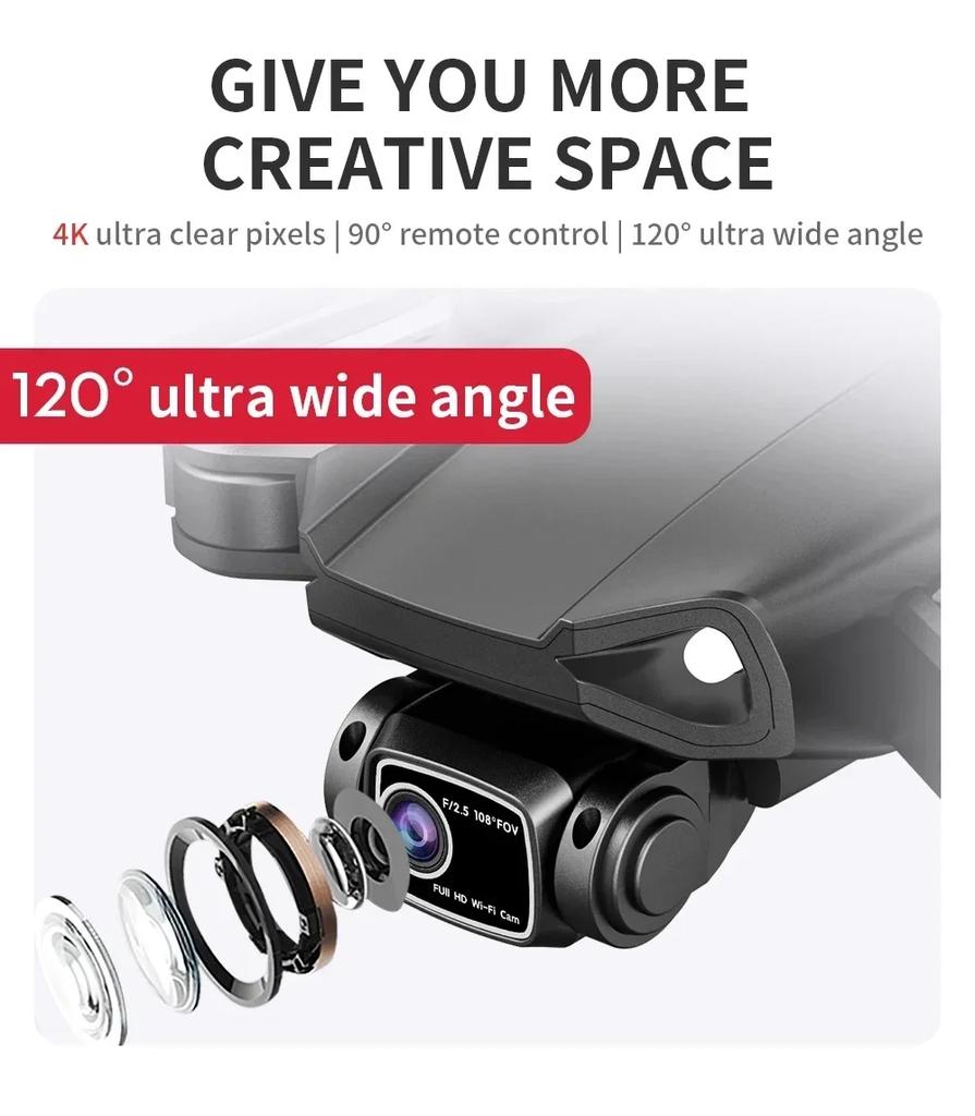 NEW L900 Pro SE GPS Drone Profesional 4K HD 5G WIFI FPV Camera Quadcopter With Brushless Motor RC Mini Drones For Children Toys