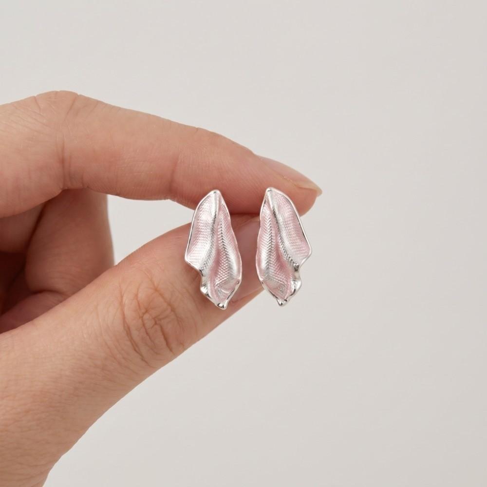 Trendy Style Irregular Stud Earrings Light Luxury French Minimalist Earrings  Women Jewelry
