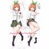 Dakimakura Anime Nakano Yotsuba Povlak na polštář Oboustranný tisk Životní velikost Vysoce kvalitní 2WAY Povlak na polštář Dárky pro otaku
