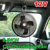 Ventilator Oscilant de Răcire pentru Mașină 12V 8'' Rotație 360° Portabil Tavan Călătorie Clip Reglabil Auto Furgonetă SUV RV ATV Camping