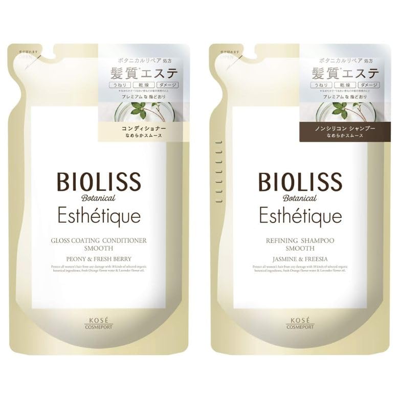 

Kose SS Biolis Aesthetic Кондиционер Шампунь Сменный блок 400 мл +