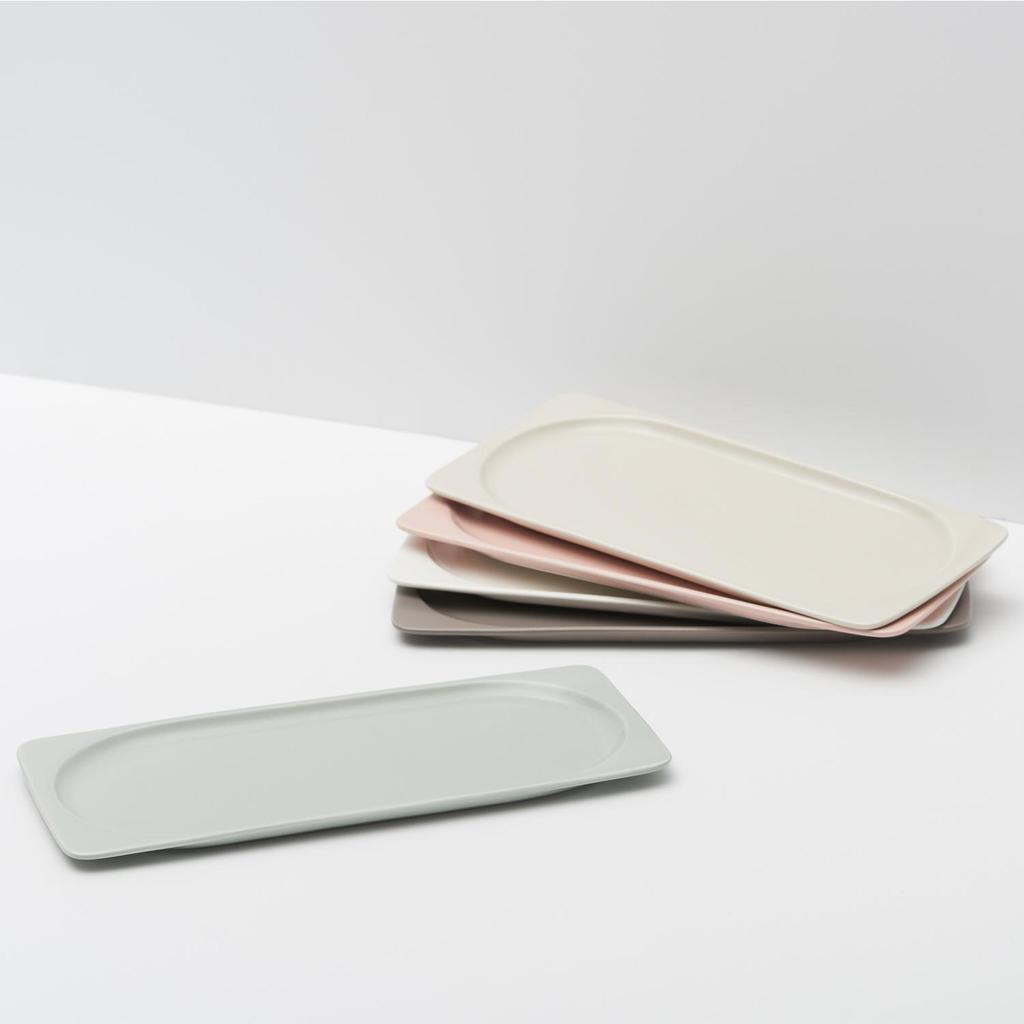 LASSIETTE ONBAN Ceramic Dinnerware Rectangular Plate Nature Tableware Dishwasher Safe