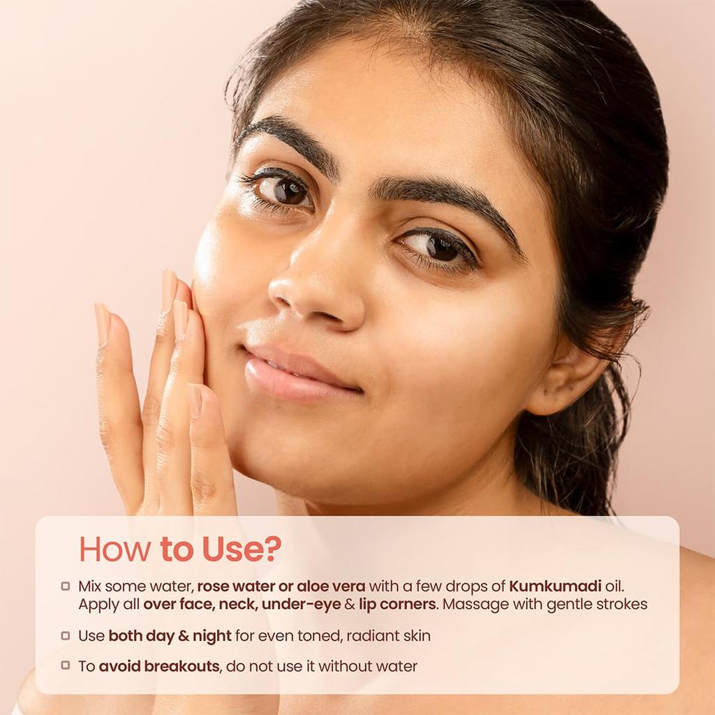 Nat Habit Ayurveda Kumkumadi Gesichtsöl Klassisches Mukhalaya Für Natürliche Strahlende Jugendliche Haut Strahlender Glanz Mischung 10ml