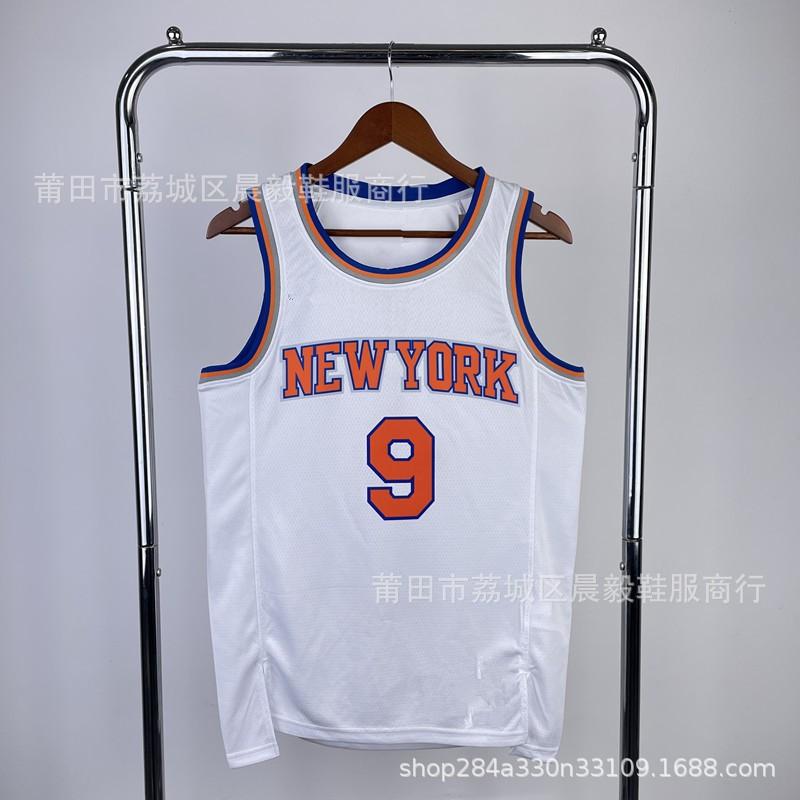 New York Knicks Basketball Jersey Men Women Cotton Blend Team Sport Shirt Practice Game Fan Wear