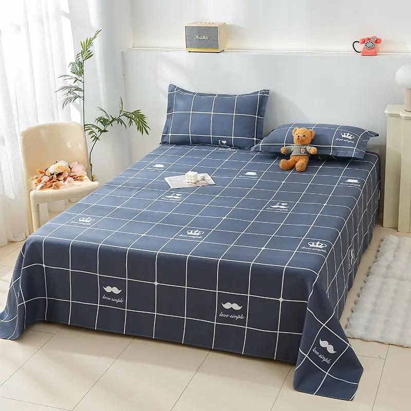 

Trendy Patterned Bed Sheet Set For All Seasons Super Soft Microfiber Twin Full Queen Size Home 110x230cm