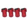 4PCS 20mm Bench Dogs with Non Slip Pad Aluminum Alloy Table Stop Woodworking Bench Hole Limit Block