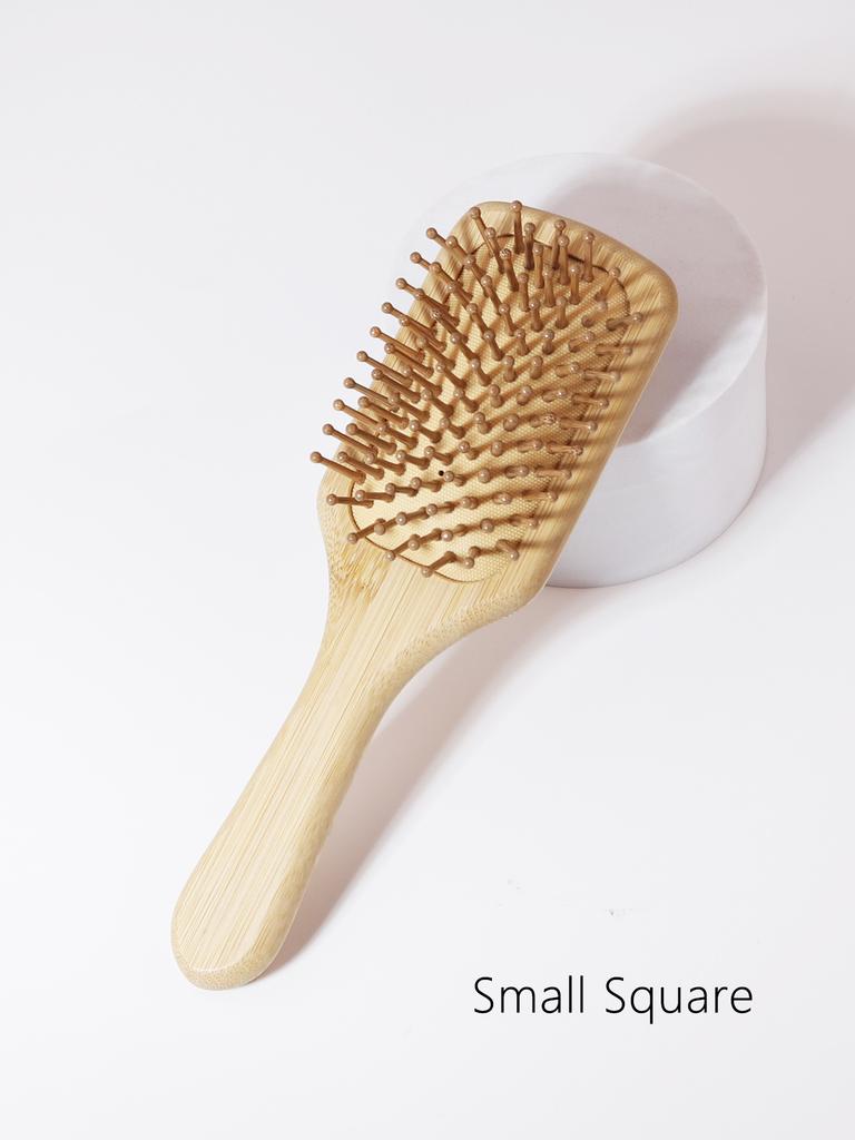 1 natural bamboo and wood anti-static scalp massage air cushion hair comb, smooth hair comb, hair styling comb