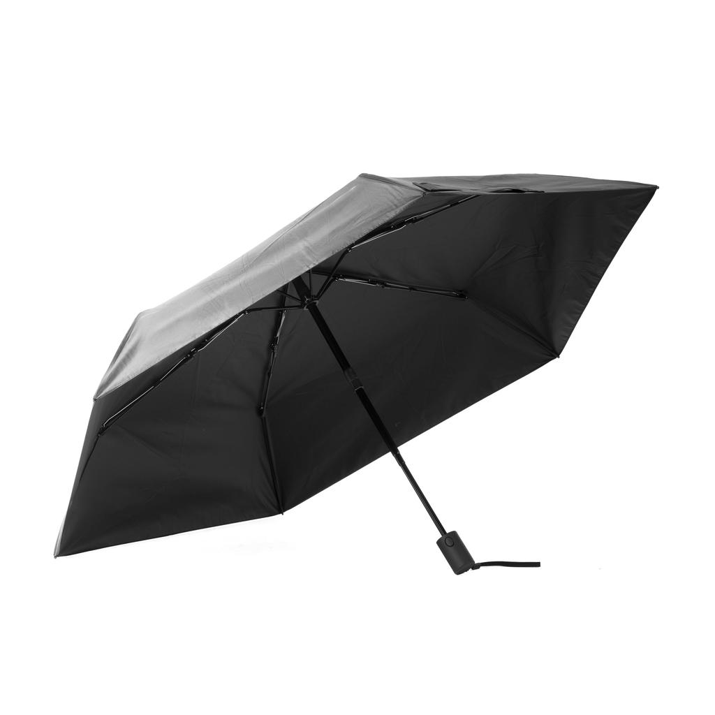 CAPTAIN STAG Folding Opening and 6 For Sunny and Rainy Black UY-7102 Parasol, Lightweight, Umbrella, One-Touch Closing, Ribs, Days,