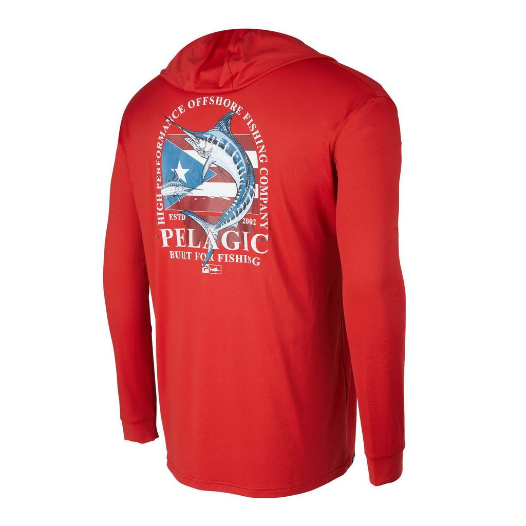 Pelagic Fishing Suit Men's and Women's Hooded Long Sleeve Shirt Outdoor Summer Sunscreen Clothing Breathable Quick Dry Fishing Suit