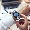 Mode Herren Vollautomatische Mechanische Uhr Edelstahl Kalender Herren Nachtlicht Wasserdichte Vielseitige Uhr