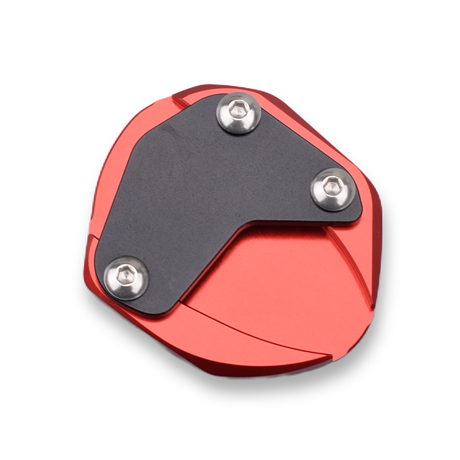 Алюминиевая боковая подставка для мотоцикла, удлинительная пластина для GB350 GB350C GB350S (2021-2024 гг.) (красный)