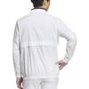 Adidas SS23 Solid Color Zip-Up Fitness Top Men Tops White HS9995