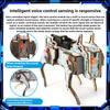 Voice Control Mechanical Dog STEM Kit DIY Wooden Science Toy Educational Building Project for Kids Classroom Learning Tool
