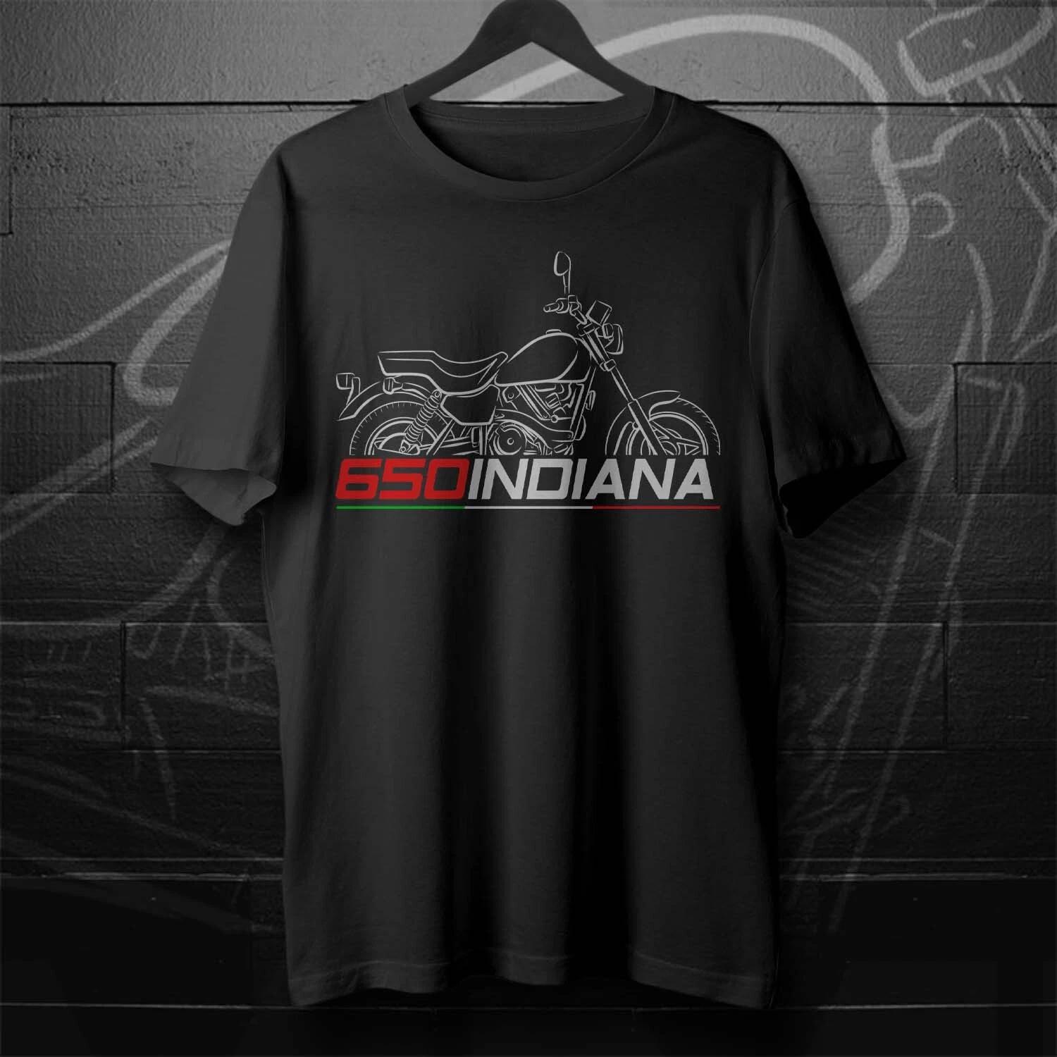 

Ducati 650 Indiana 1986-1990 - Motorcycle T shirt for Cruiser Riders M