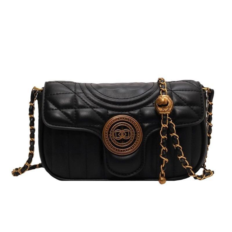 2024 New Bags Women's Bags Trendy Fashion Shoulder Bags Diamond Versatile Crossbody Bags Chain Bags High-end