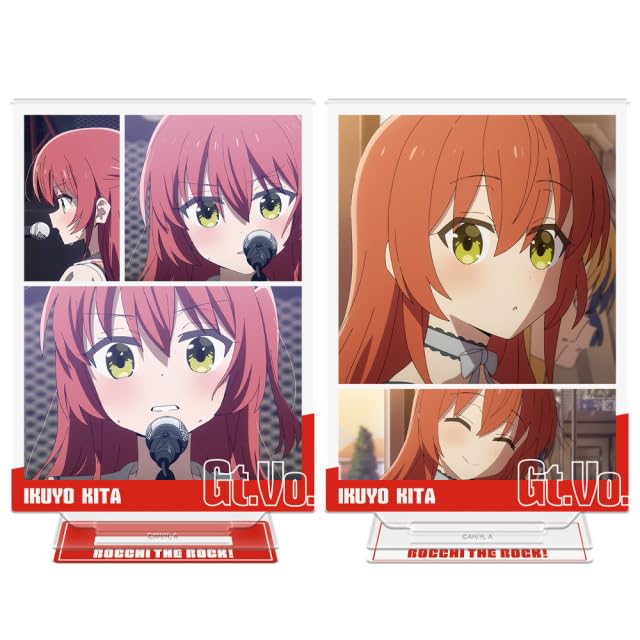 

Anime Bocchi the Rock! Acrylic Character Stand Set of 2: Ikuyo Kita, Scene Ver.