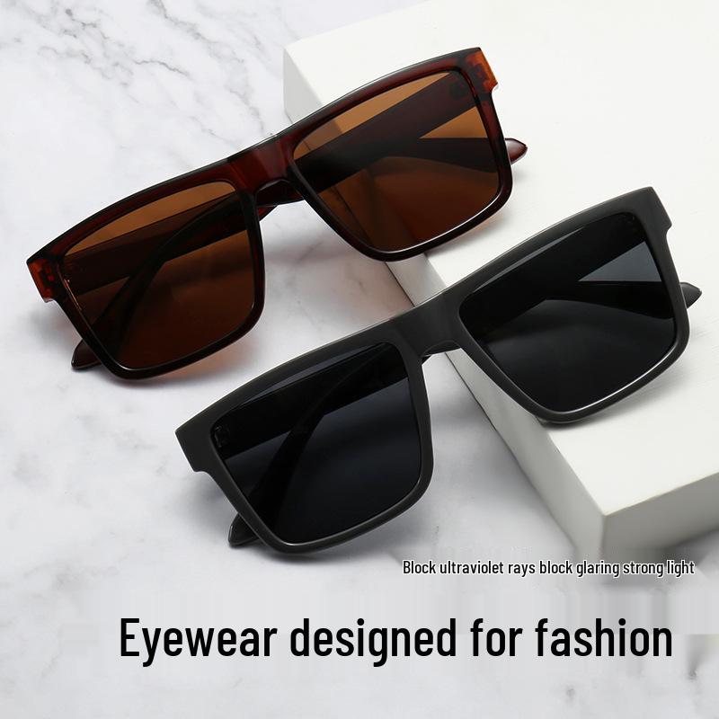 Men's Large Frame Polarized Sports Sunglasses - Ideal for Driving & Fishing (Model 9061)
