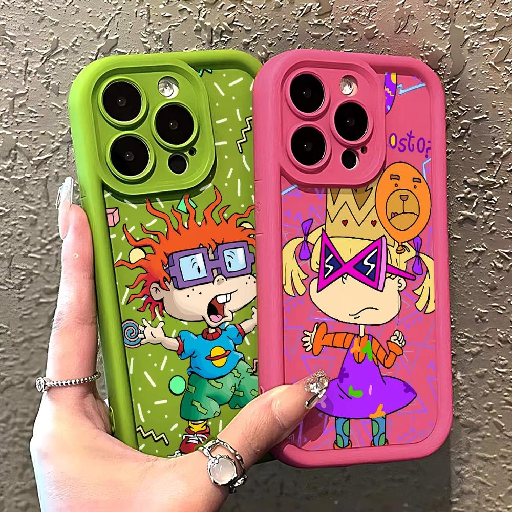 Cartoon R-Rugrat Chuckie Phone Case For iPhone 17 Air 16 e 15 14 13 12 11 Pro Max Plus Mini SE 2020 2022 Soft TPU Back Cover