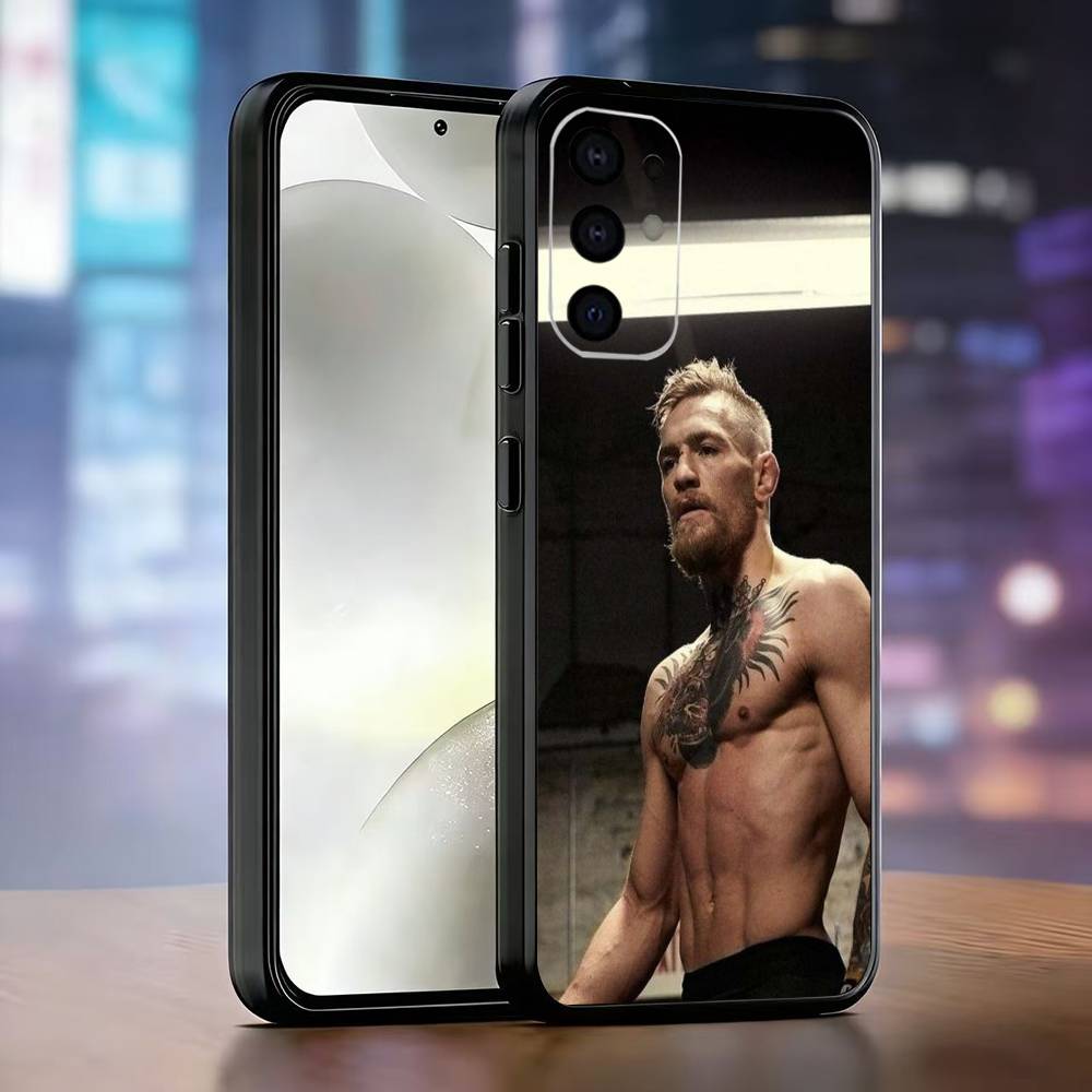 Conor McGregor Boxing Phone Case For Samsung S25,S24,S21,S22,S23,S30,Ultra,S20,Plus,Fe,Soft Silicone Black Cover