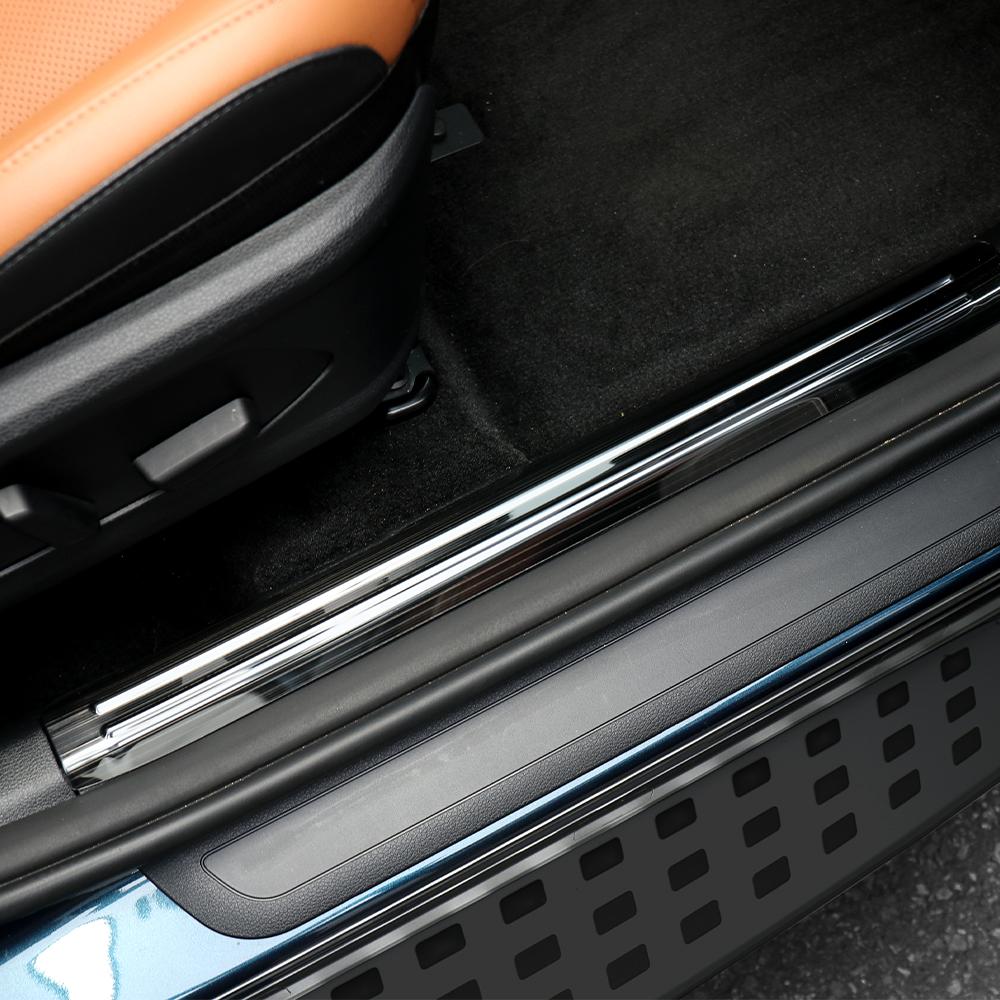 Per Kia Sportage NQ5 2026 Protezione Copri Soglia Interna Portiera in Acciaio Inossidabile Nero Pedale di Benvenuto Rivestimento Soglia Porta Accessori