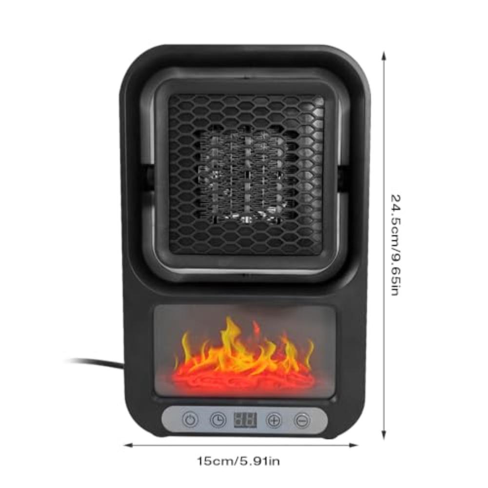 

For Home For Office Portable Heater Indoor Use Winter Season Black Portable Heater Efficient Heating Multiple Safety Protections China Mainland