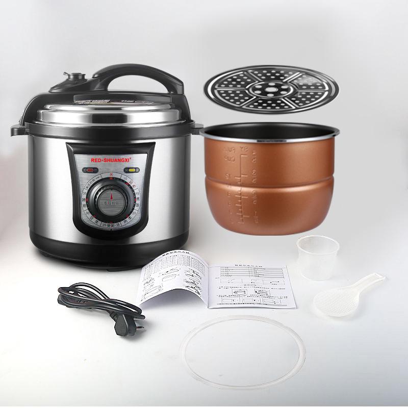 Электрическая скороварка разного размера с двумя внутренними горшками (4л-12л)