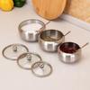 Modern Stainless Steel Hexagon Salt And Pepper Shaker Set For Kitchen Storage And Gift Use
