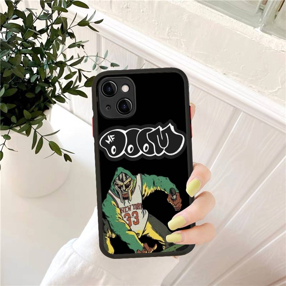 MF DOOM Phone Case for iPhone 16 15 14 11 12 13 Pro Max X XS Translucent Matte Cover