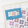 Cross Stitch Line Finder Magnetic Ruler Cross Stitch Chart Tool Sewing Embroidery Tool Cross Stitch Positioning Tool for Beginners Pros
