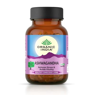Ashwagandha Root Capsules Pack of 2 X 60 Veg Caps 400mg Each for Energy and Vitality