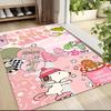 Peanuts Christmas Collection Carpet Rug Soft Washable Antislip Home Living Room Sofa Mats Personalized Christmas Rug