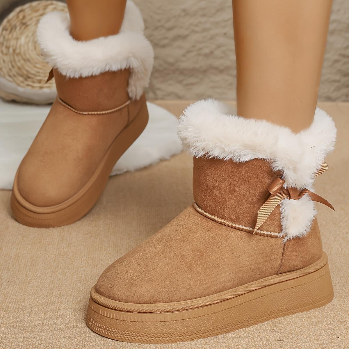 

Large Size Padded Warm High-top Cotton Shoes Female 2025 Fall and Winter New Round Head Casual Muffin Thick Bottom Snow Boots 36