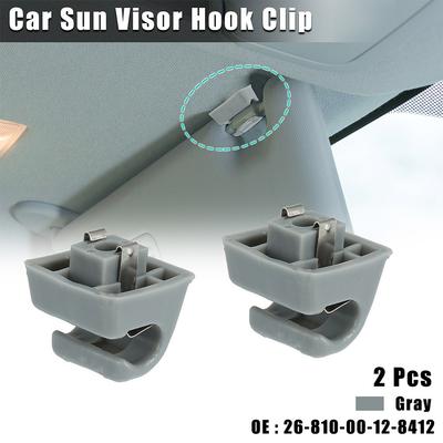 Fixed Clips Car Sun Visor Hook Clip Visor Fixed Mount Stylish Look