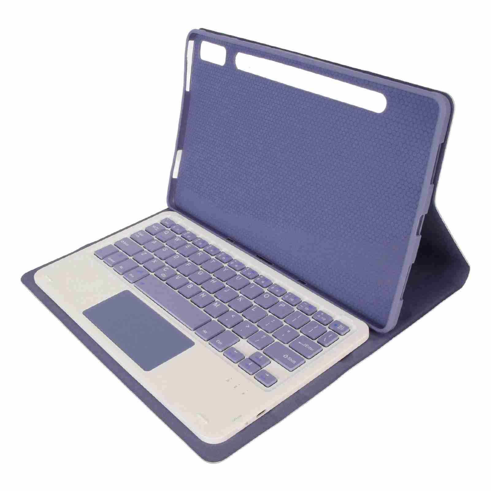 

Tablet Keyboard Case for Lenovo for Tab P11 Pro Gen 2 for Pad Pro 2022 11.2in Tablet Case with Pen Holder Trackpad Purple