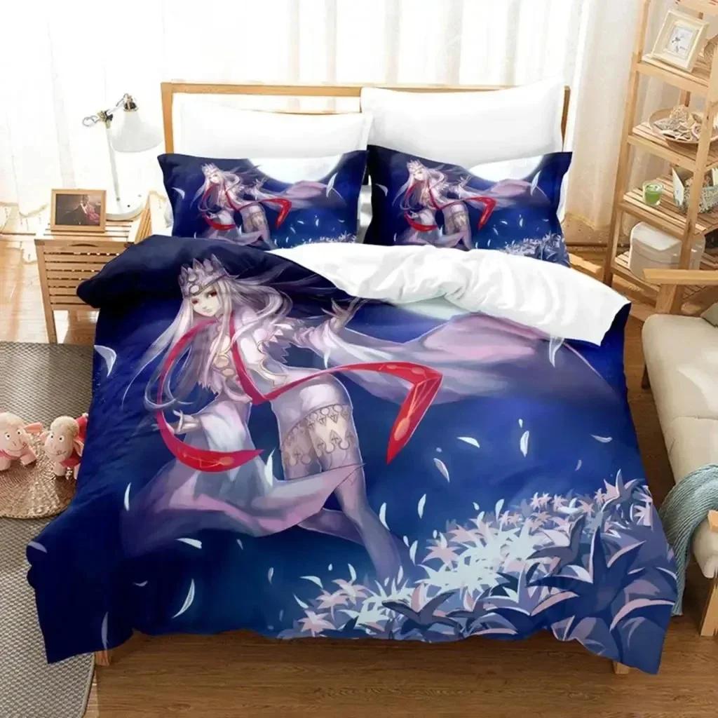 

Anime Fate EXTRA Saber Nero Comfortable Duvet Quilt Cover Pillowcase Bedding Set Children Bedroom Decoration Home Textile 70x133cm